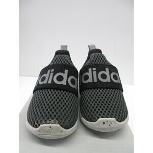 Good condition Adidas Baby Lite Racer Adapt 4.0 Shoe, Grey/Black, 4K US Infant